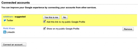 Accounts mit dem eigenen Google-Profil verkn&uuml;pfen